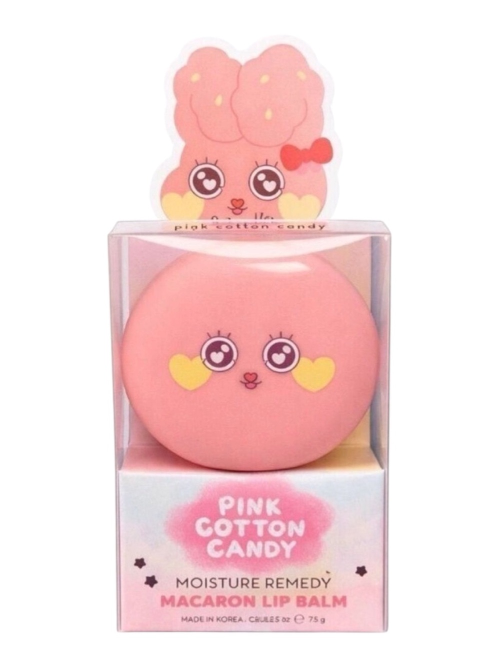 The Crème Shop Pink Cotton Candy Macaron Lip Balm